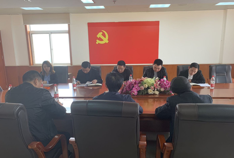 中共湖北汇鑫建设集团委员会  组织生活会暨民主评议党员(图2)