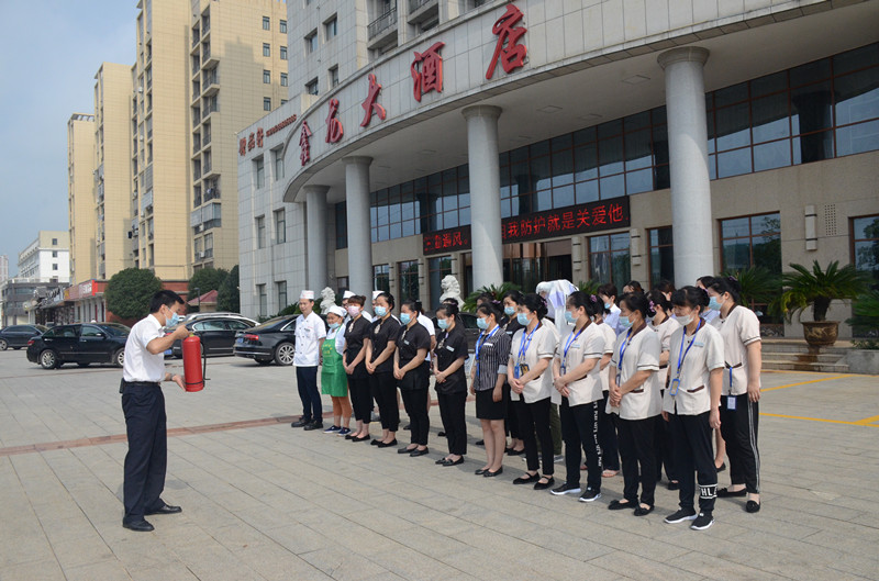 鑫龙大酒店消防演习(图1)
