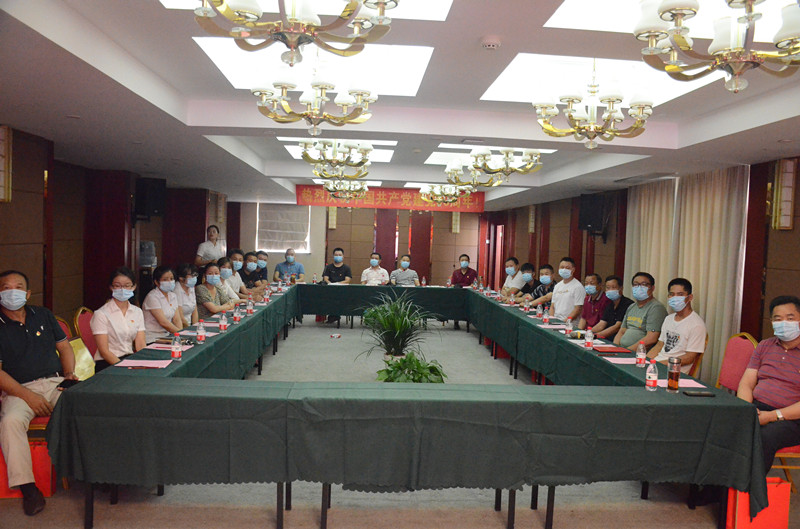 中共湖北汇鑫建设集团委员会  纪念建党九十九周年暨“七一”表彰大会(图10)