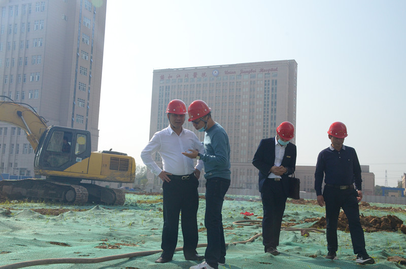 蔡甸区疾控中心实验大楼建设项目开工大吉(图3)