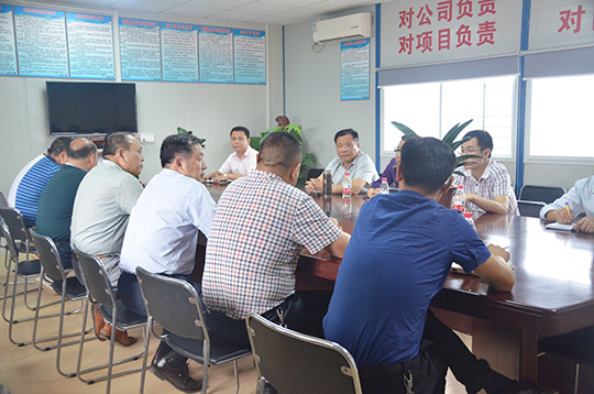 集团总裁涂忠发视察公司各项目部(图3)