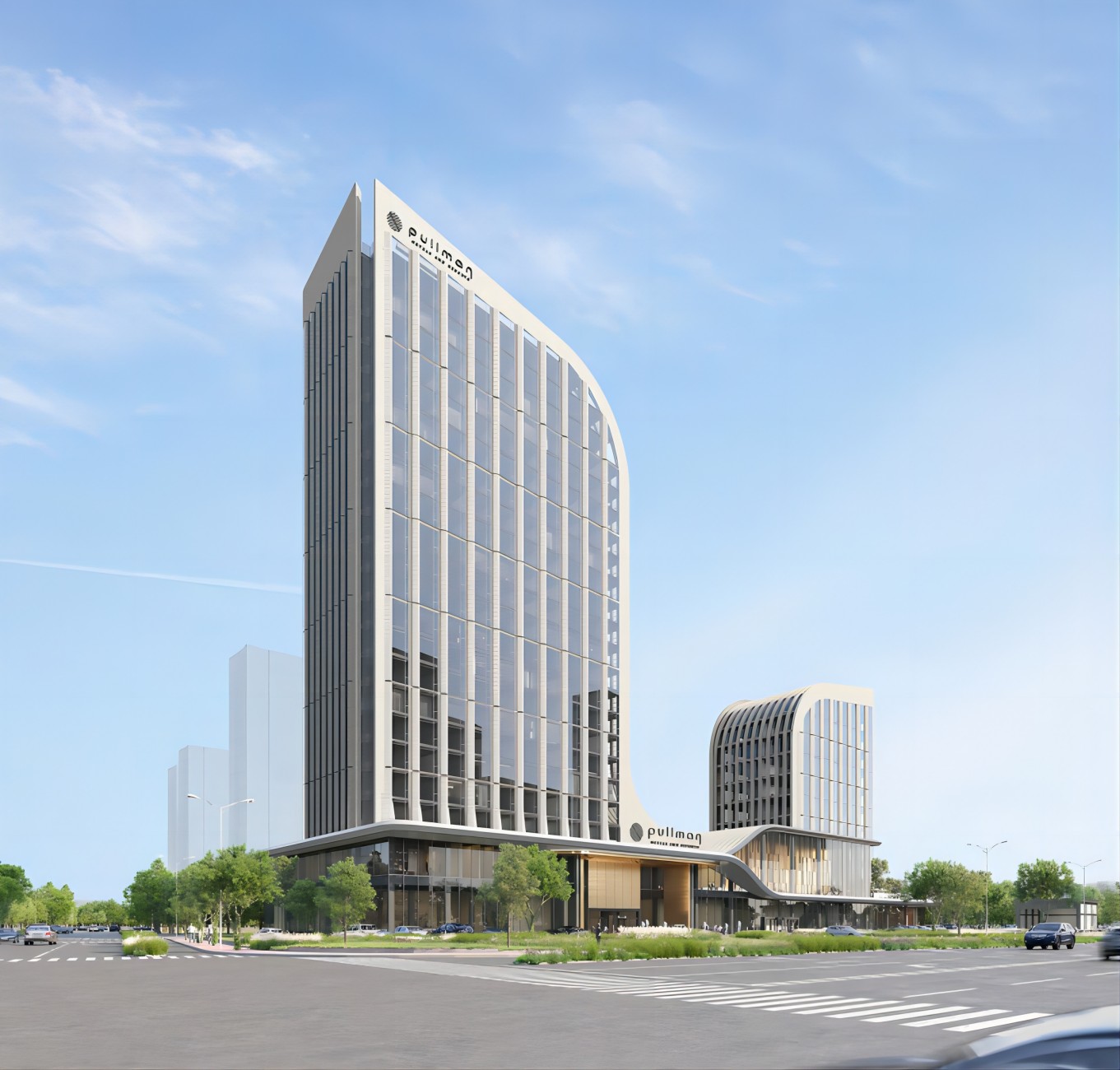 热烈祝贺：湖北汇鑫建设集团继武汉后官湖假日酒店又一力作—— 武汉中法新城铂尔曼酒店项目正式启动(图3)